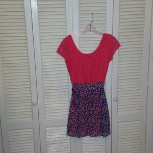 Cute small dress with floral design